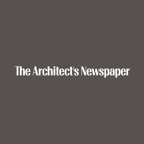 The Architect's Newspaper" logo in white text on a dark gray background.