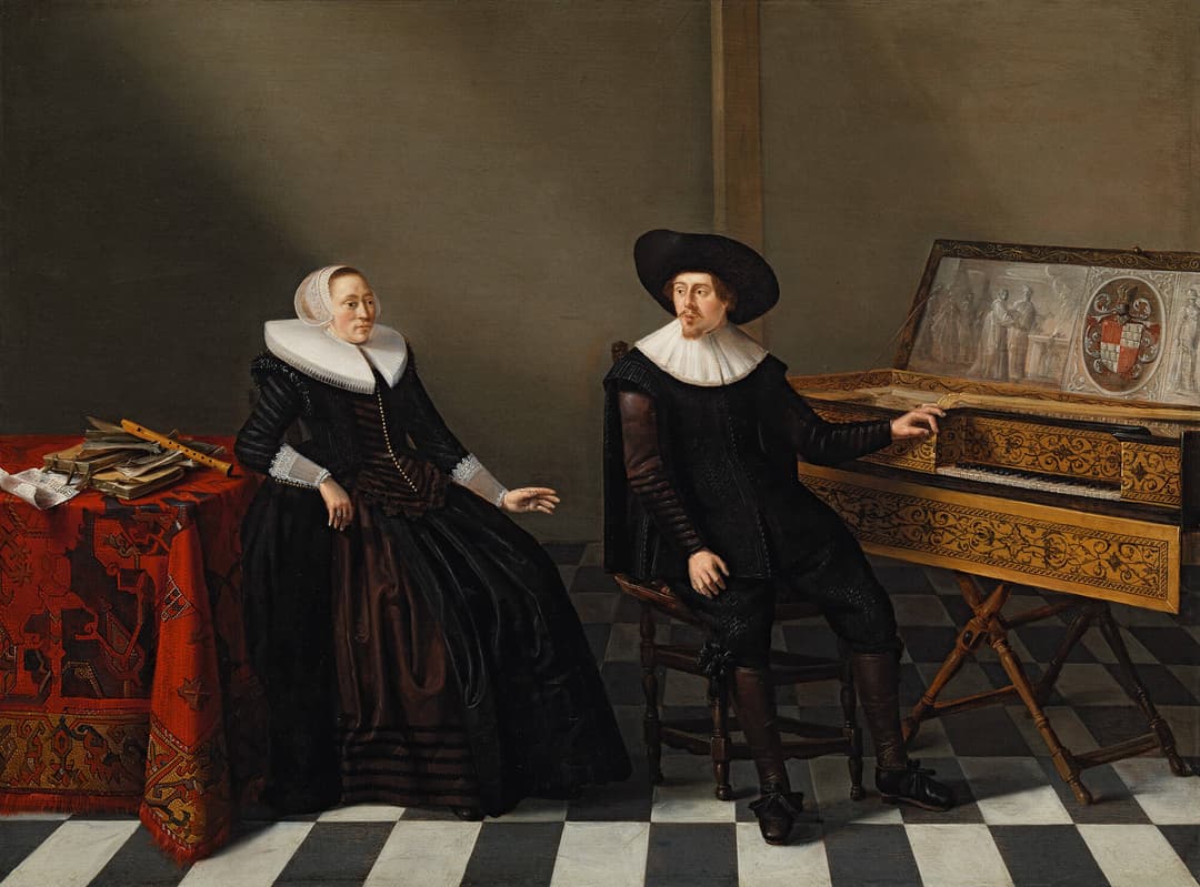 Portrait of Nicolaes Willemsz. Lossy and his wife Marritgen Pieters